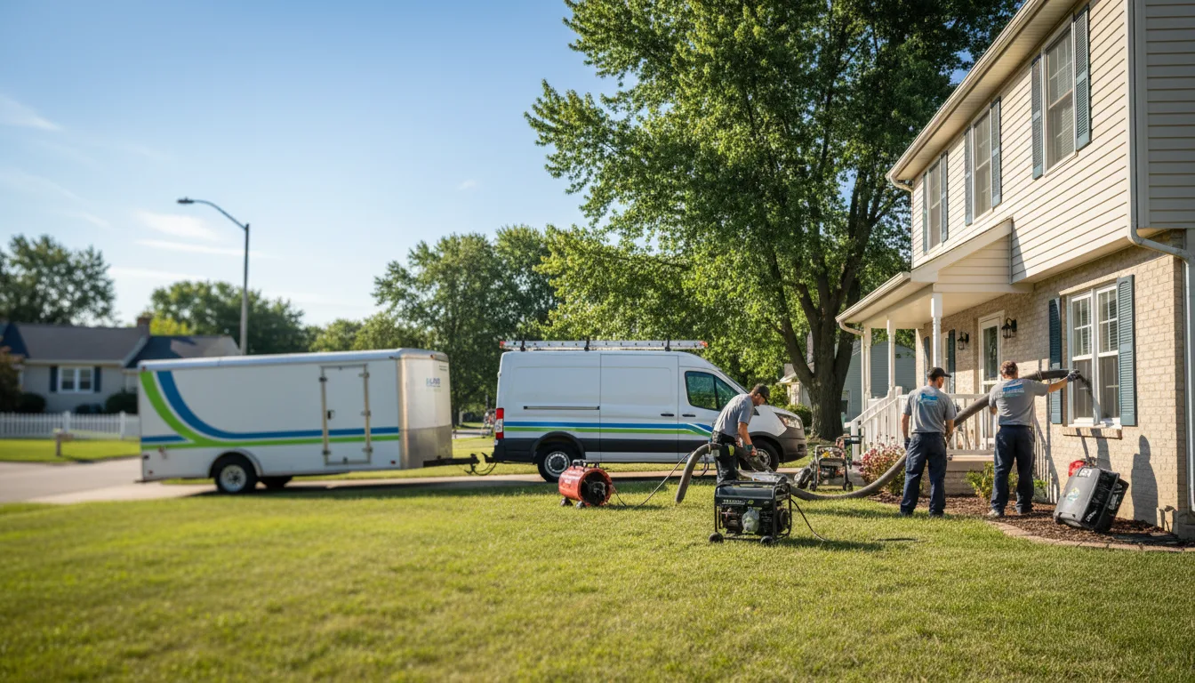 Flooded Basement Restoration And Cleanup With Repair in Goodrich, ND near me